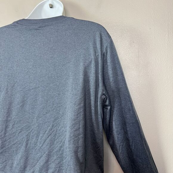 Women's Navy Long Sleeve Top - Picture 7 of 8